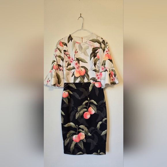 Ted Baker Peach Dress - Picture 4 of 6